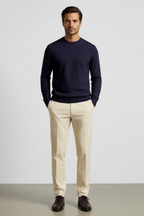 Men’s Lightweight Crew Neck Jumper Smart Casual Knitted Sweater