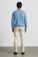 Men’s Lightweight Crew Neck Jumper Smart Casual Knitted Sweater