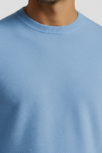 Men’s Lightweight Crew Neck Jumper Smart Casual Knitted Sweater