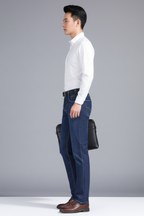 Men’s Straight Leg Jeans Classic Denim Trousers Everyday Wear