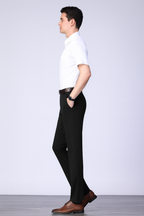 Men’s Smart Tailored Trousers Formal Work Dress Pants