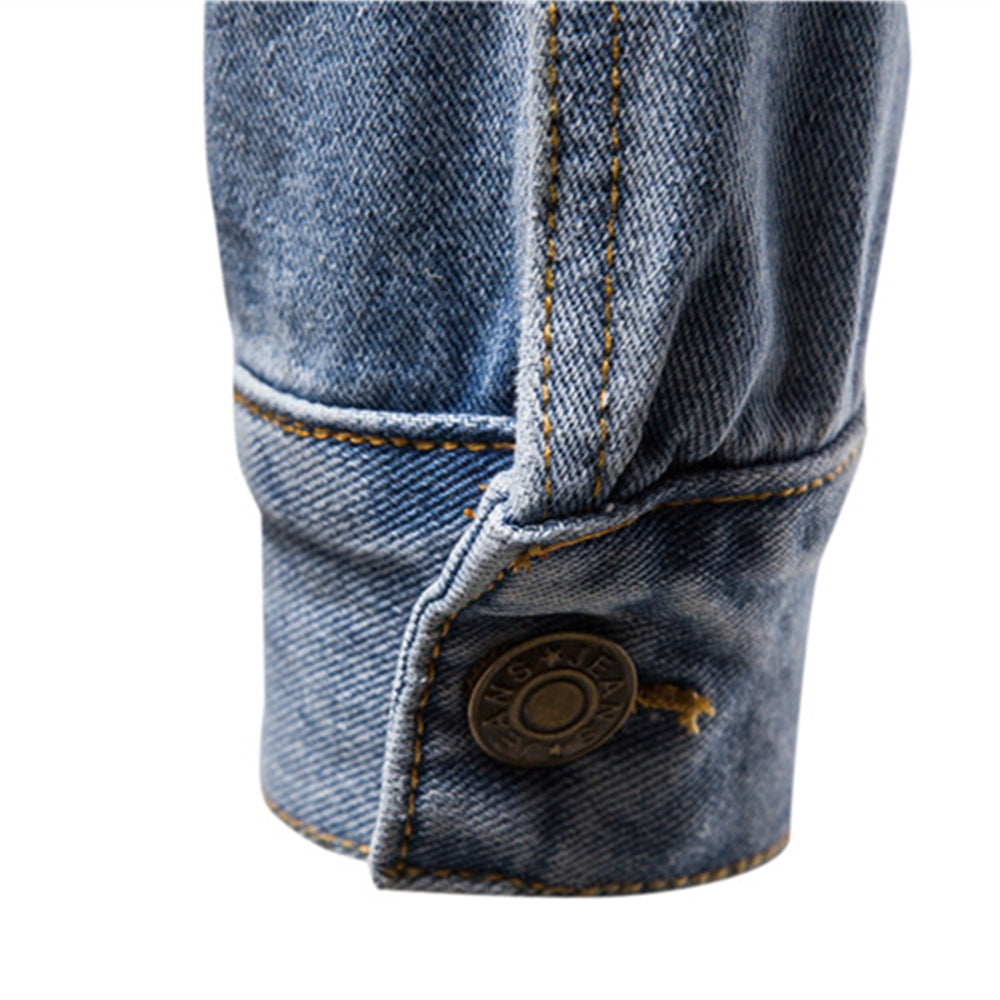 James | Men's Modern Slim Fit Denim Jacket