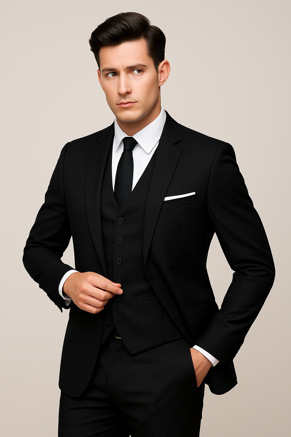 Brandon | Men's Classic Three Piece Suit