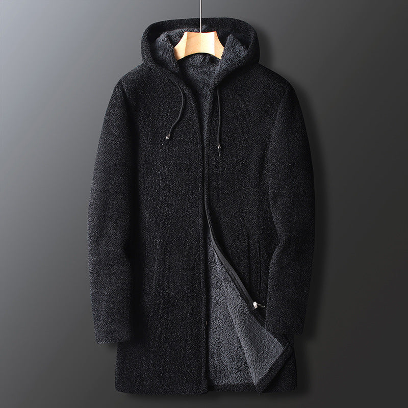 Samuel | Men’s Long Hooded Winter Overcoat