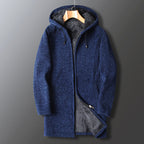 Samuel | Men’s Long Hooded Winter Overcoat