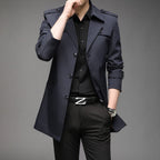 Sebastian | Men's Double Breasted Classic Trench Coat