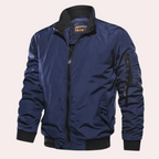Roland | Men’s Casual Zip Up Bomber Jacket with Pockets