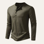 The Cromwell Long Sleeve Cotton Polo for Men