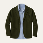 Men’s Smart Blazer with Shirt Set Casual Tailored Outfit
