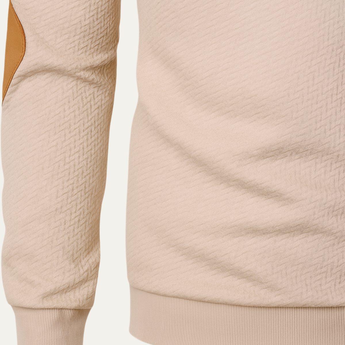 Men’s Wool Blend Half Button Mock Neck Jumper Winter Knitted Sweater