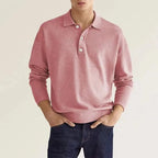 Lucas | Men's Minimal Long Sleeve Button Shirt