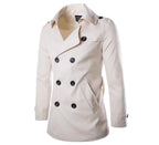 David | Men's Double Breasted Fall Trench Coat