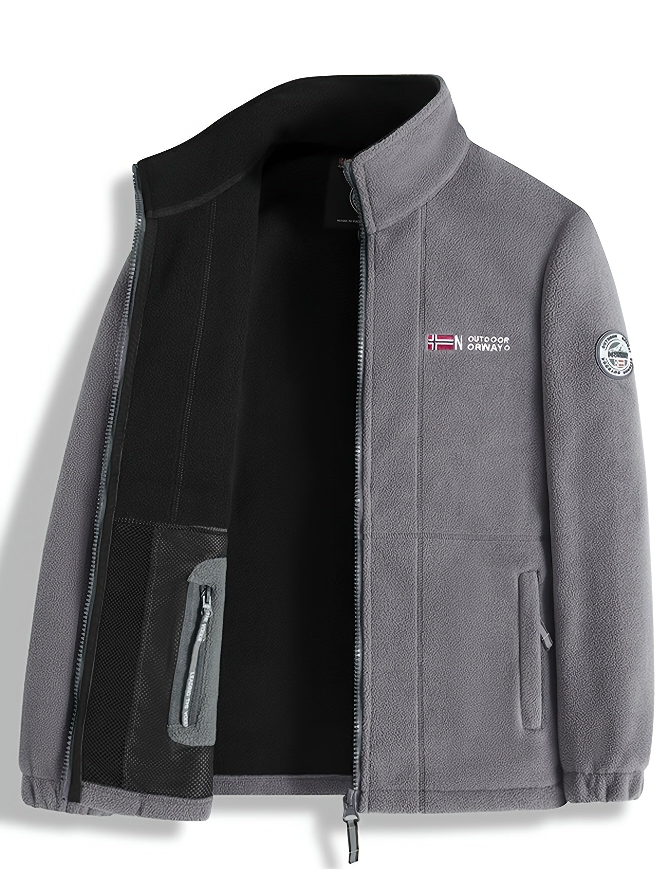 Maverick | Men's Slim Zip-Up Bomber Jacket with Storage