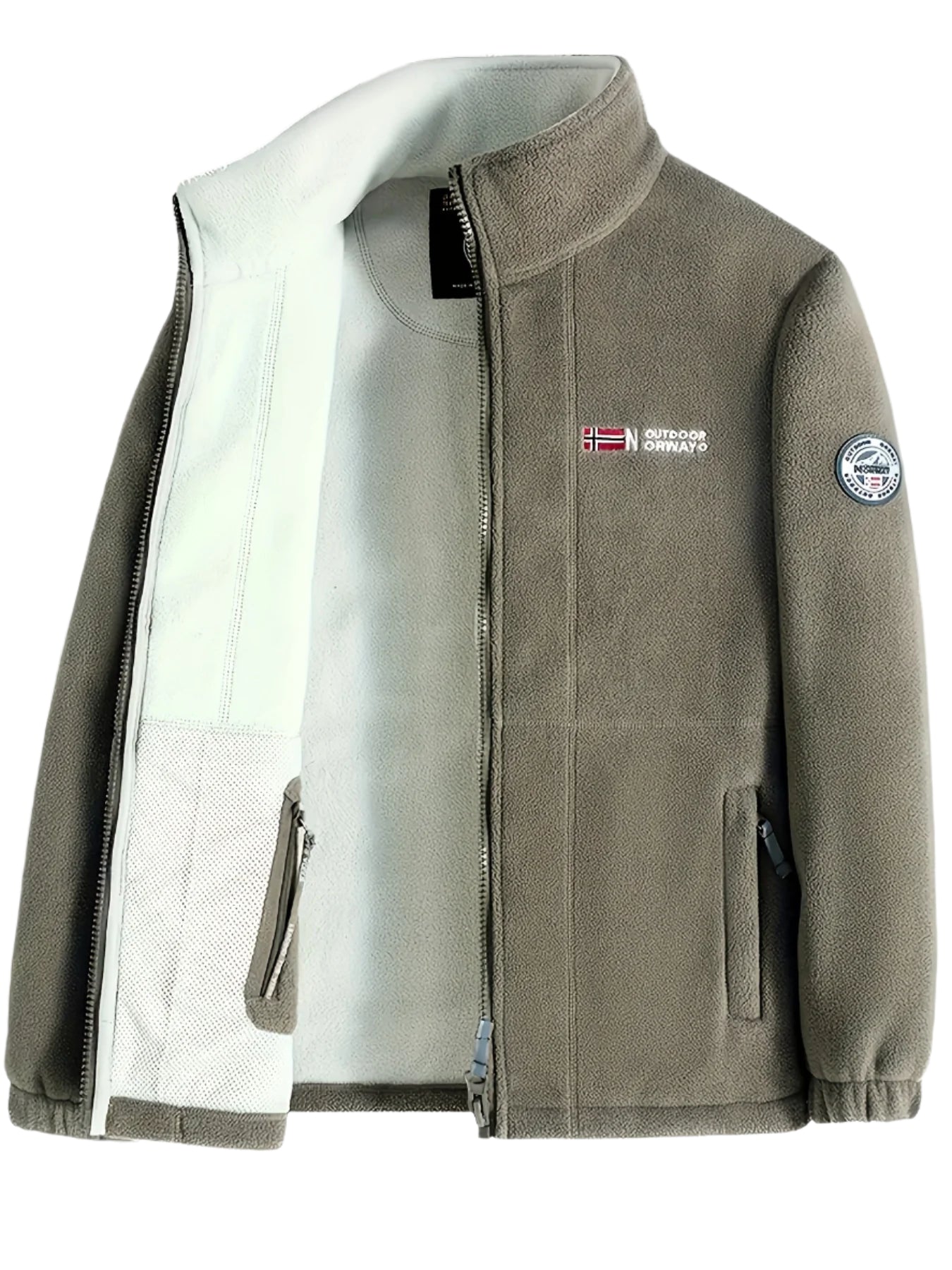 Maverick | Men's Slim Zip-Up Bomber Jacket with Storage