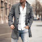 Axel | Men’s Long Checkered Winter Coat