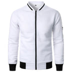 The Harlow Cotton Cardigan for Men – Tailored with Zip