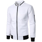 The Harlow Cotton Cardigan for Men – Tailored with Zip