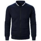The Harlow Cotton Cardigan for Men – Tailored with Zip