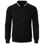 The Harlow Cotton Cardigan for Men – Tailored with Zip