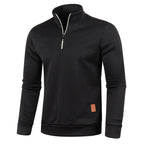 Men’s Half Zip Fleece Jumper Warm Winter Pullover Casual Knitwear
