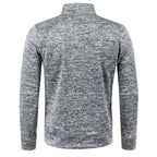 Men’s Half Zip Fleece Jumper Warm Winter Pullover Casual Knitwear