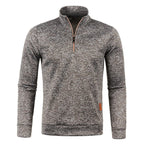 Men’s Half Zip Fleece Jumper Warm Winter Pullover Casual Knitwear