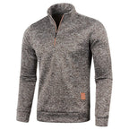 Men’s Half Zip Fleece Jumper Warm Winter Pullover Casual Knitwear