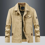 Men’s Utility Field Jacket Casual Cotton Military Style Coat