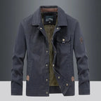 Men’s Utility Field Jacket Casual Cotton Military Style Coat