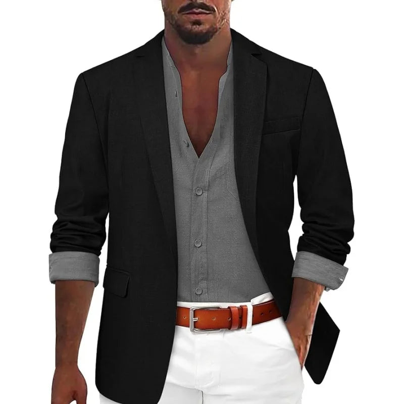 The Whitmore Cotton Blazer – Tailored Fit Jacket