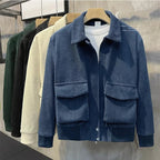 The Lisbon Men’s Corduroy Utility Pocket Jacket