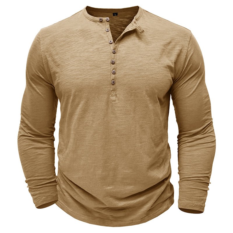 Jack | Men’s Long Sleeve Henley Button Shirt