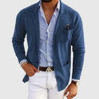Men’s Smart Blazer with Shirt Set Casual Tailored Outfit