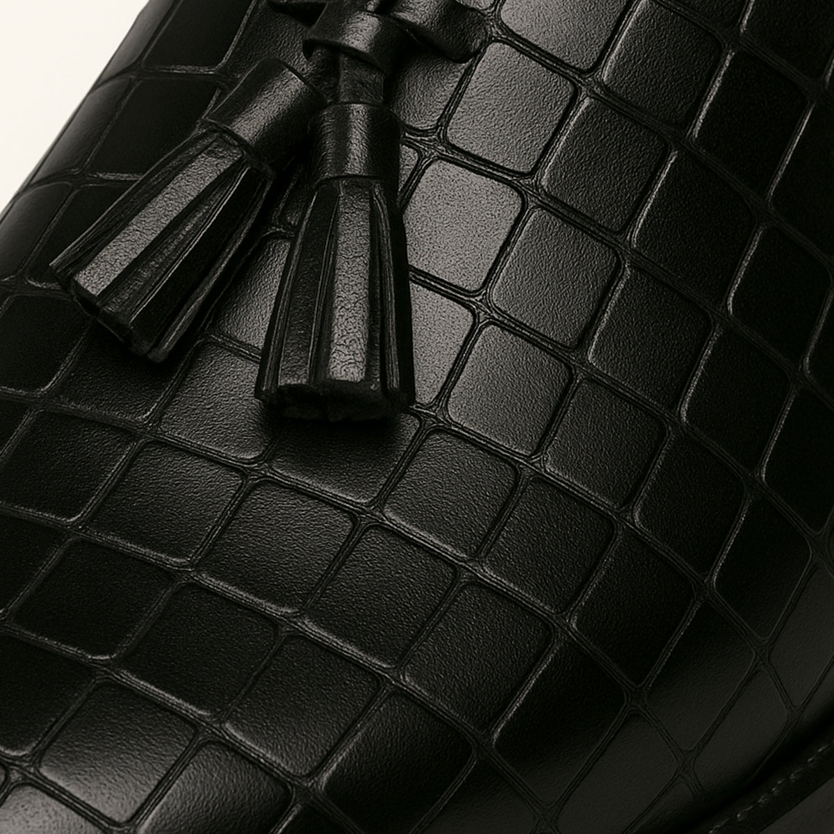 Men’s Black Leather Mule Loafers Premium Slip On Old Money Style