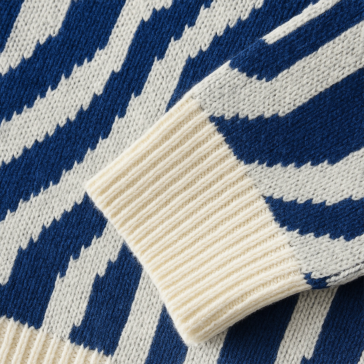 Men’s Merino Wool Jumper Premium Jacquard Knit Winter Sweater