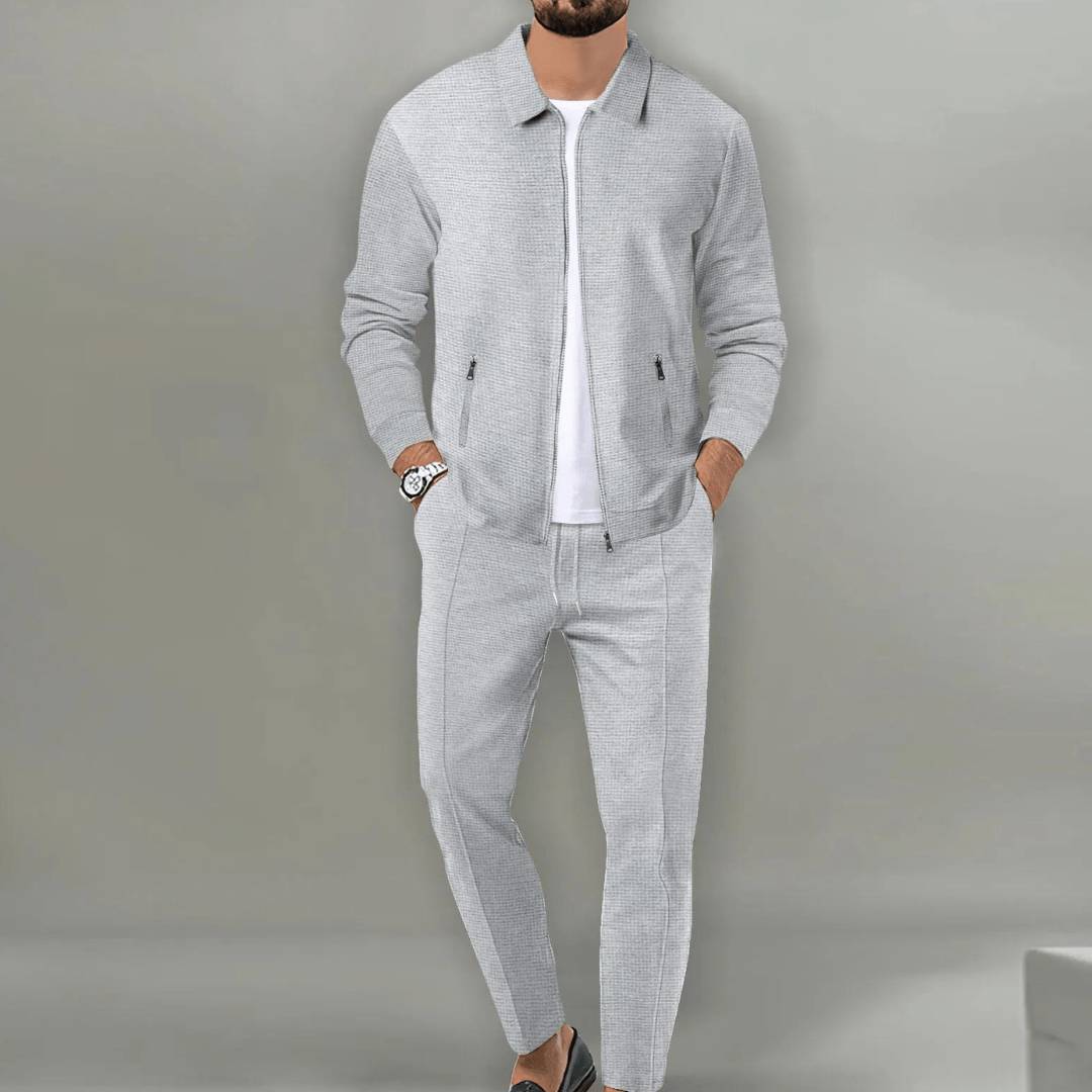 Benedict | Men’s Zip Jacket Casual Two Piece Tracksuit