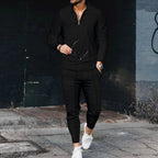 Philip | Men’s Modern Zip Two-Piece Casual Set