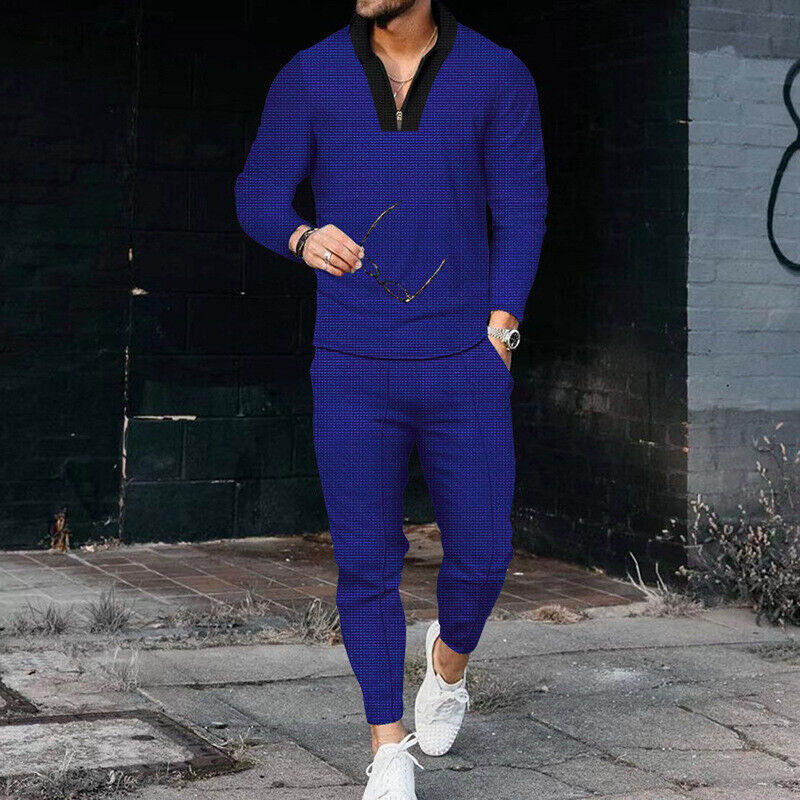 Philip | Men’s Modern Zip Two-Piece Casual Set