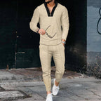 Philip | Men’s Modern Zip Two-Piece Casual Set